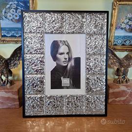 Cornice Portafoto in Argento x foto cm 14x20 NUOVA