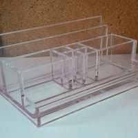 Rede guzzini set scrivania ufficio trasparente 