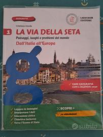 libro geografia LA VIA DELLA SETA 1 prima media