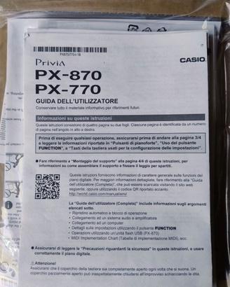 Pianoforte Casio Privia PX-870