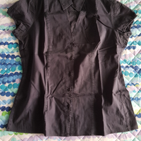 Camicia donna blu Sisley