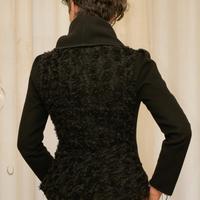 Giacca nera tg 40/42 – Lana & rete floreale