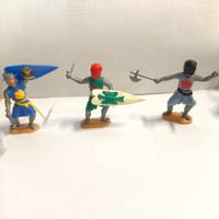 Lotto 3 Soldatini Timpo Toys Medioevali scala 1:32