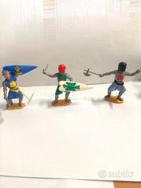 Lotto 3 Soldatini Timpo Toys Medioevali scala 1:32