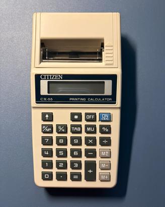 Calcolatore Citizen printing CX-55 vintage