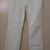 Pantalone donna " Benetton ", colore bianco,  TG46