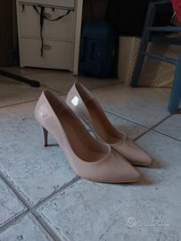 scarpe rosa in pelle verniciata taglia 39 donna