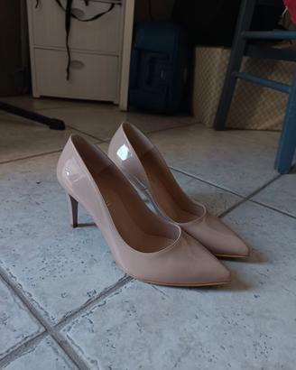 scarpe rosa in pelle verniciata taglia 39 donna