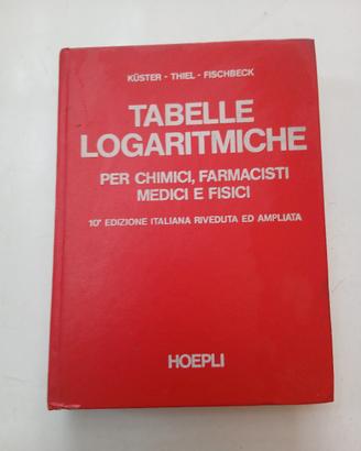 Tabelle logaritmiche per chimici farmacisti vintag