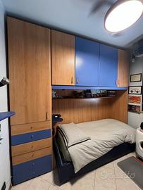 Cameretta completa legno/blu
