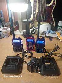 3 radiotramittenti 144-430 Mhz