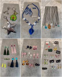 lotto 200 pezzi bigiotteria 