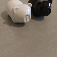 coppia di sale e pepe maialini