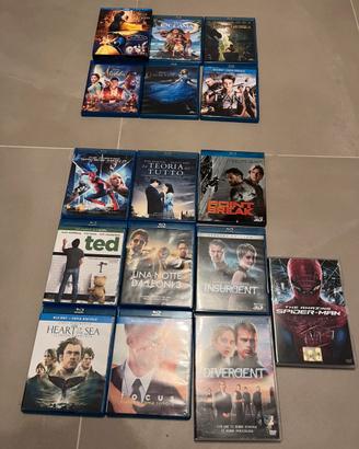 Blu-ray e dvd film vari