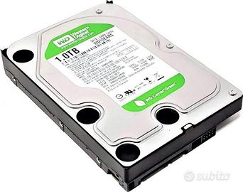 Hard disk 3,5 da 1tb Western digital caviar green