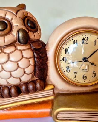 Orologio sveglia Thun Gufo  su libri (con scatola)