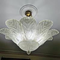 Lampadario in vetro di murano