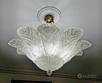 Lampadario in vetro di murano