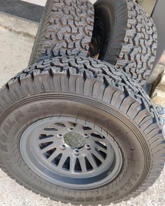 4 gomme 235/75r15 all terrain m+s