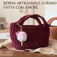 Borsa da polso a uncinetto bordo’