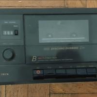 doppia piastra tape deck jvc td-w11x registratore