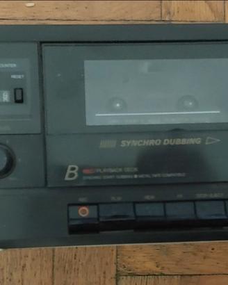 doppia piastra tape deck jvc td-w11x registratore