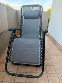 Sedia piegovole e lettino spiaggia