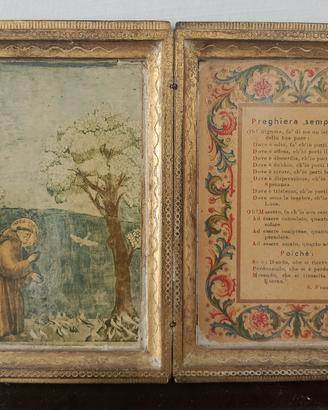 Dittico San Francesco Firenze dorato