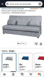 Divano letto 3 posti