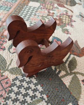 porta tovaglioli in legno