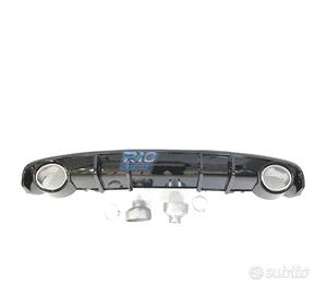 DIFUSORE AUDI A4 B9 S LINE 16- LOOK RS4 NERO LUCID