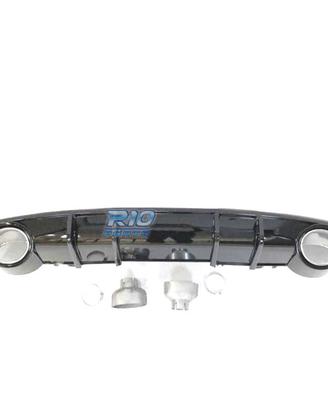 DIFUSORE AUDI A4 B9 S LINE 16- LOOK RS4 NERO LUCID