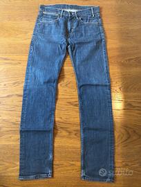 Levi's Blue Jeans Uomo Taglia W 30 L 34