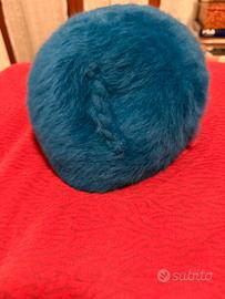 Cappello donna vintage Kangol Design  blu petrolio