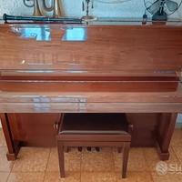 Pianoforte verticale b Steiner color noce sgabello
