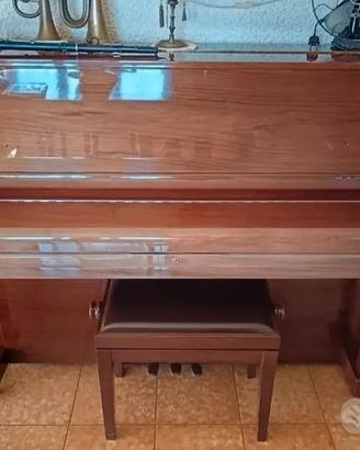 Pianoforte verticale b Steiner color noce sgabello