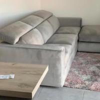 Divano artigianale con chaise longue