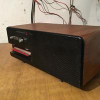 Vecchia radio in legno della Siemens