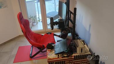 Postazione sim racing completa Playseat Fanatec