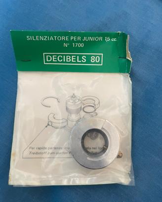 Silenziatore motore cipolla 1,5cc