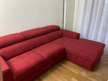 Divano tre posti con penisola