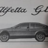 ALFA ROMEO ALFETTA GT CATALOGO ORIGINALE