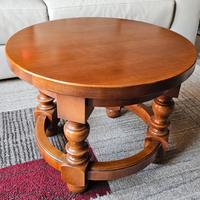 Tavolino in legno rotondo 