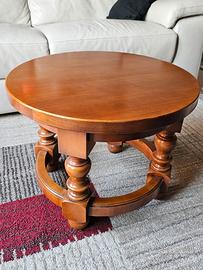 Tavolino in legno rotondo 