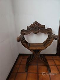 Sedia Savonarola da arredo