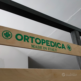 Rete 2 piazze doghe ortopediche legno di faggio