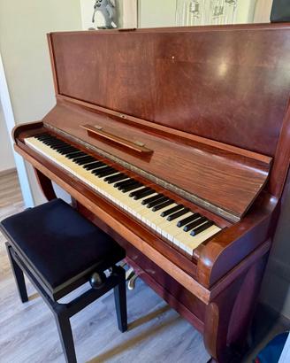 Pianoforte verticale Gaveau Paris con sgabello