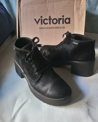 Scarpe scarponcini donna, VICTORIA camoscio num 39