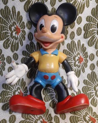 pupazzo gomma topolino,michey mouse,vintage  