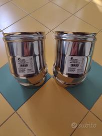 Tubo nuovo, curva a 45° fi 13 di acciaio inox